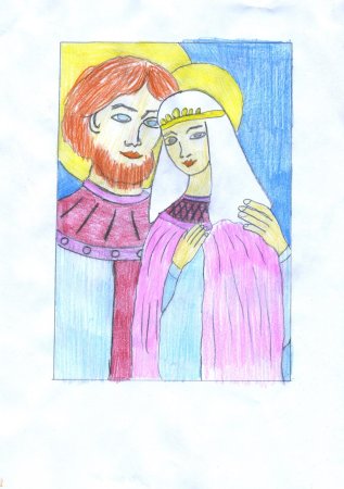 Повесть о Петре и Февронии иллюстрации