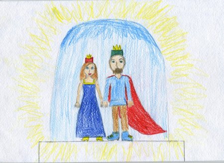 Петр и Феврония детские рисунки