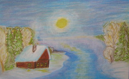 Иллюстрация к стихотворению зимнее утро