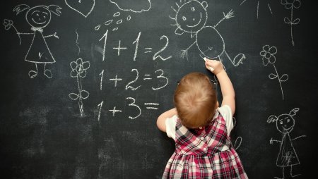 Доска с мелом для детей