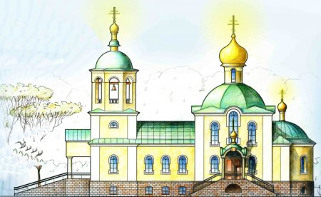 Храм рисунок