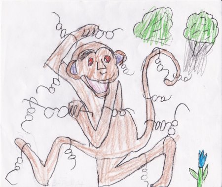 Рисунок к басне Крылова мартышка и очки