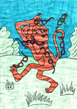 Крылов мартышка