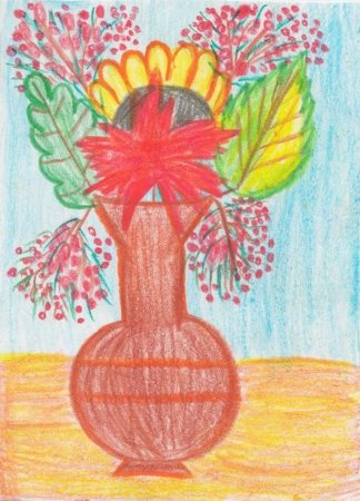 Осенний букет рисунок