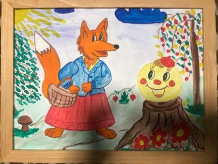 Рисование сказки Колобок