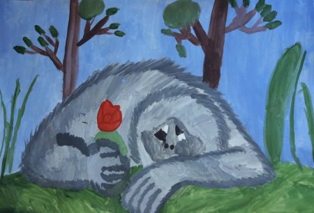 Обложка для книги сказок рисование