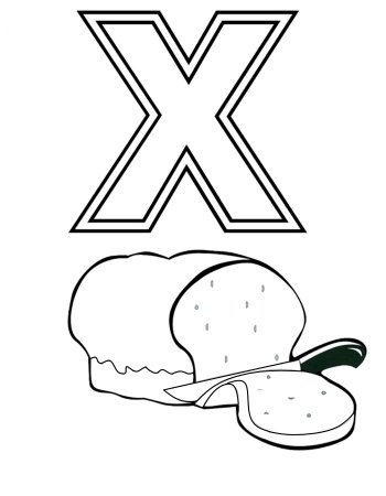 Азбука в картинках раскраска