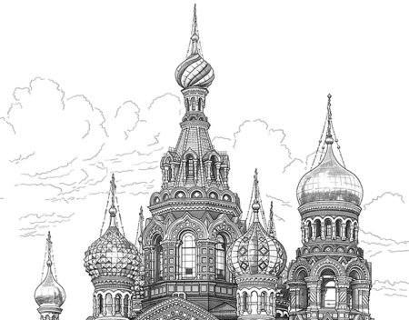 Храм Спаса-на-крови Санкт-Петербург чертёж