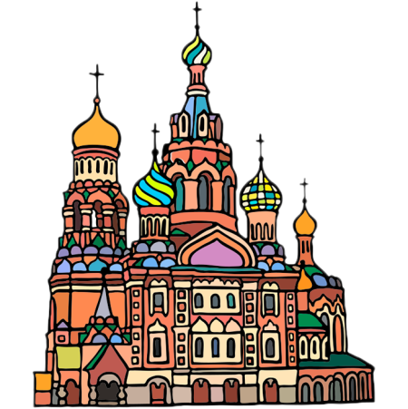 Спас на крови Санкт-Петербург вектор