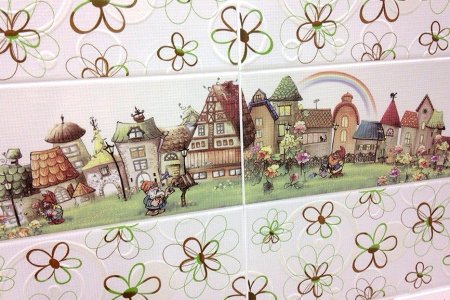 Керамическая плитка с детским рисунком