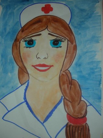 Рисование на тему врач