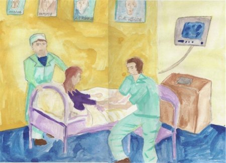 Рисунок на тему врач