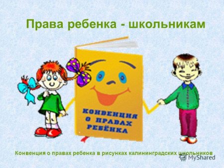 Рисунок о правах ребенка