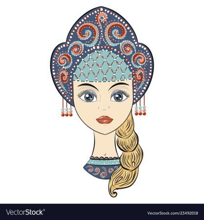 Портрет русской красавицы