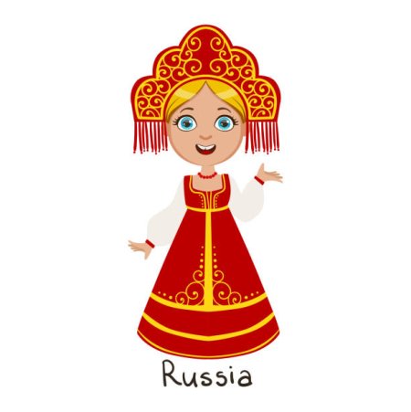 Рисование образа русской красавицы
