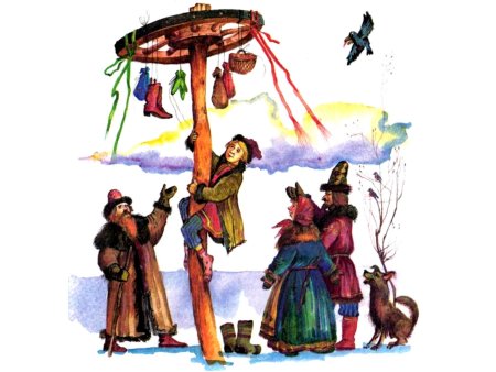Русские народные праздники иллюстрации