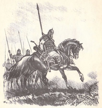 Вещий Олег Пушкин иллюстрации