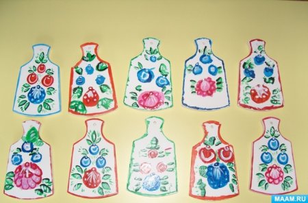 Декоративное рисование в старшей группе Городецкая роспись