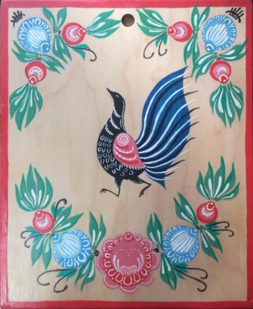 Небесный свод Городецкая роспись