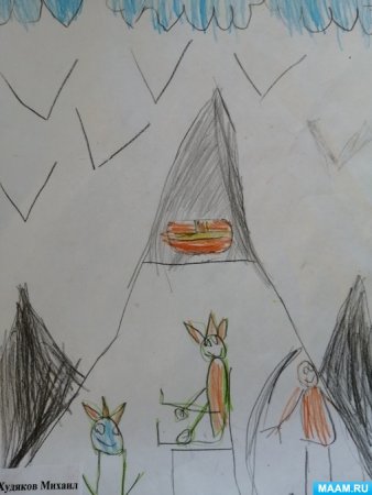 Рисунок в пещере горного короля для учеников 3 класса