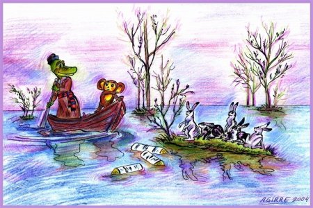 Сказка дед Мазай и зайцы