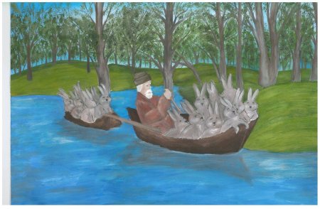 Дед Мазай и зайцы