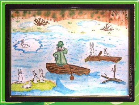 Изо дедушка Мазай и зайцы 3 класс