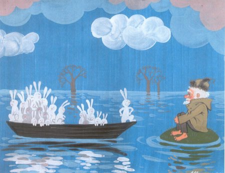 Дед Мазай и зайцы