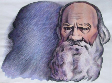 Лев Николаевич толстой портрет карандашом