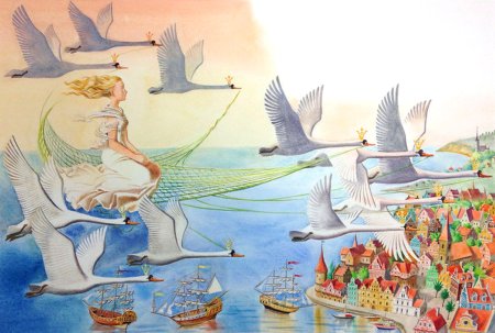 Дикие лебеди Ханс Кристиан Андерсен