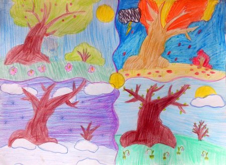 Рисование времена года