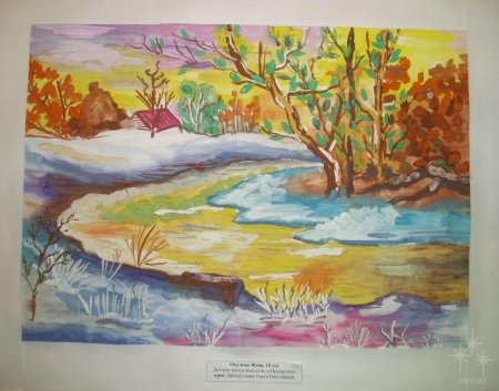 Весенний пейзаж для детей дошкольного возраста