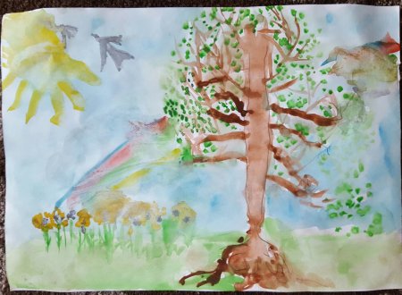 Моё любимое время года рисунок