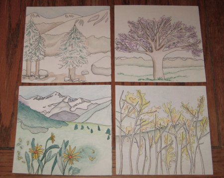 Рисование времена года