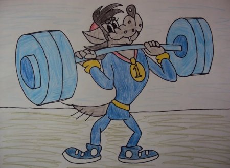 Рисунок на тему физкультура