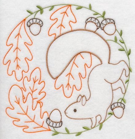 Вышивка стебельчатым швом