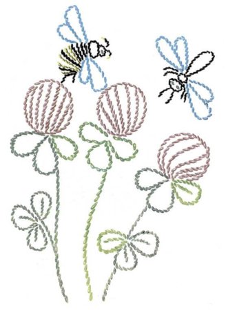 Вышивка петельчатым шо