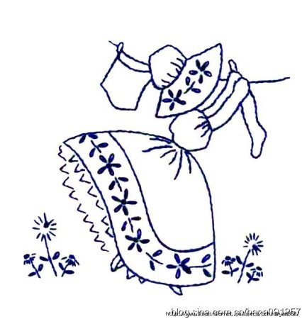 Шаблон для вышивки тамбурным швом для детей