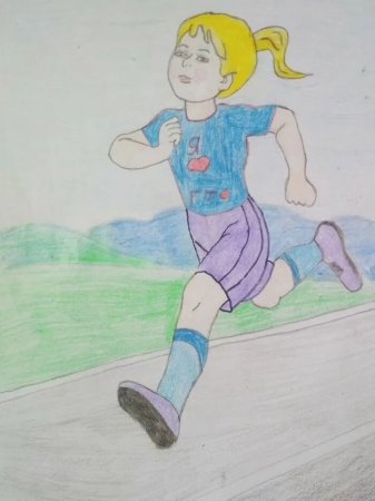 Рисунок на тему физкультура