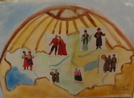 Рисунок Казахстан наш общий дом