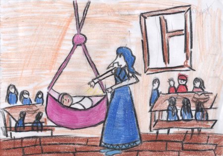 Сказка спящая красавица иллюстрация Жуковский рисунок