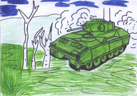 Детские рисунки о войне