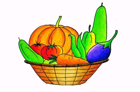Рисунок на тему здоровое питание