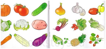 Фрукты раскраска для детей