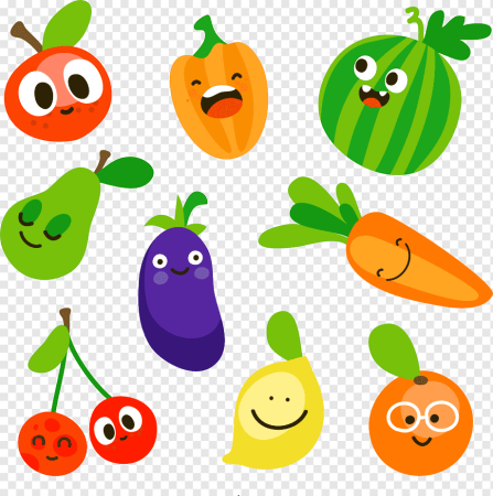 Рисование овощей и фруктов