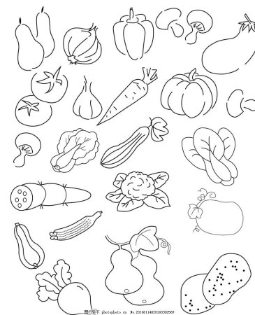 Поэтапное рисование овощей и фруктов