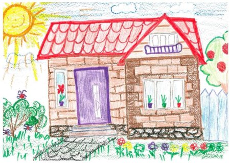 Дом мечты рисунок