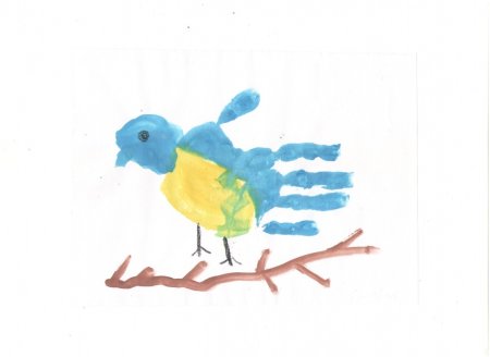 Рисование птицы в младшей группе