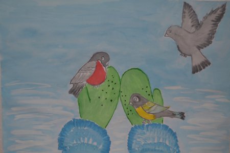 Рисование птицы в подготовительной группе