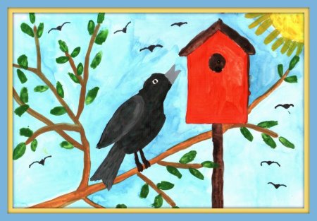 Рисование Волшебная птица